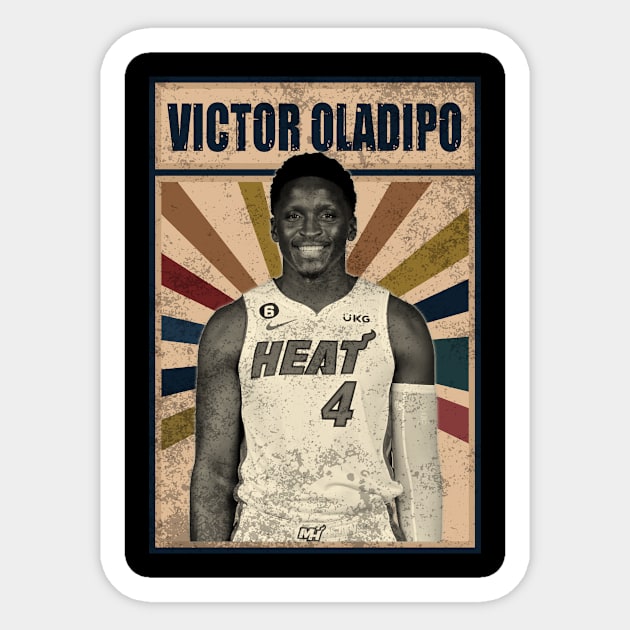 Miami Heat Victor Oladipo Sticker by RobinaultCoils